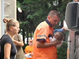 Copilul a fost adus în stare gravă la spitalul din Botoşani