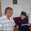 Maria D. Anechitei a fost felicitată la împlinirea vârstei de 102 ani