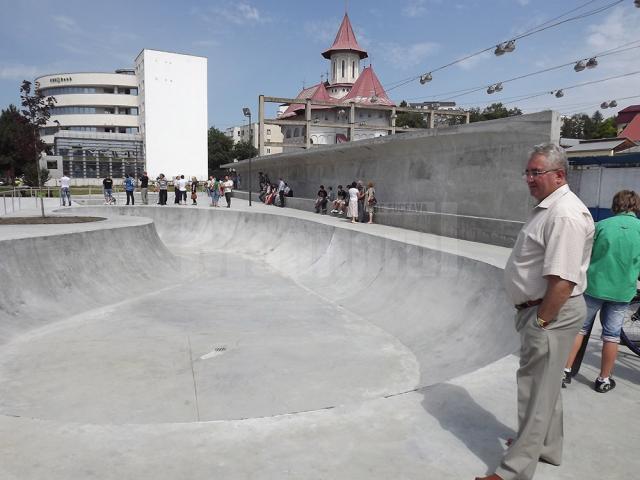 Valoarea investiţiei făcute în amenajarea Nordic Skate Park este de aproximativ 580.000 lei