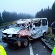 Accidentul de la intrarea în judeţul Suceava dinspre Bistriţa-Năsăud