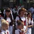 Micuţii etnici germani au atras privirile tuturor prin frumuseţea costumelor tradiţionale, dar şi prin drăgălăşenia lor