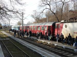 Trenul suplimentar va pleca din Gara Cacica la ora 14.00 şi va ajunge la Suceava la 14.56