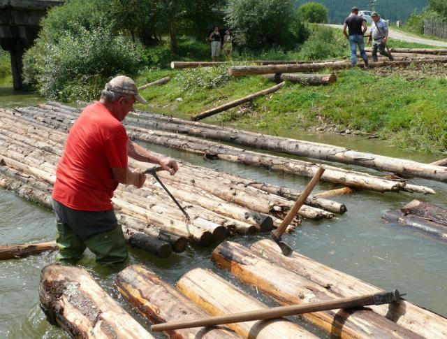 În satul cultural al României a început săptămâna plutăritului pe Bistriţa Aurie