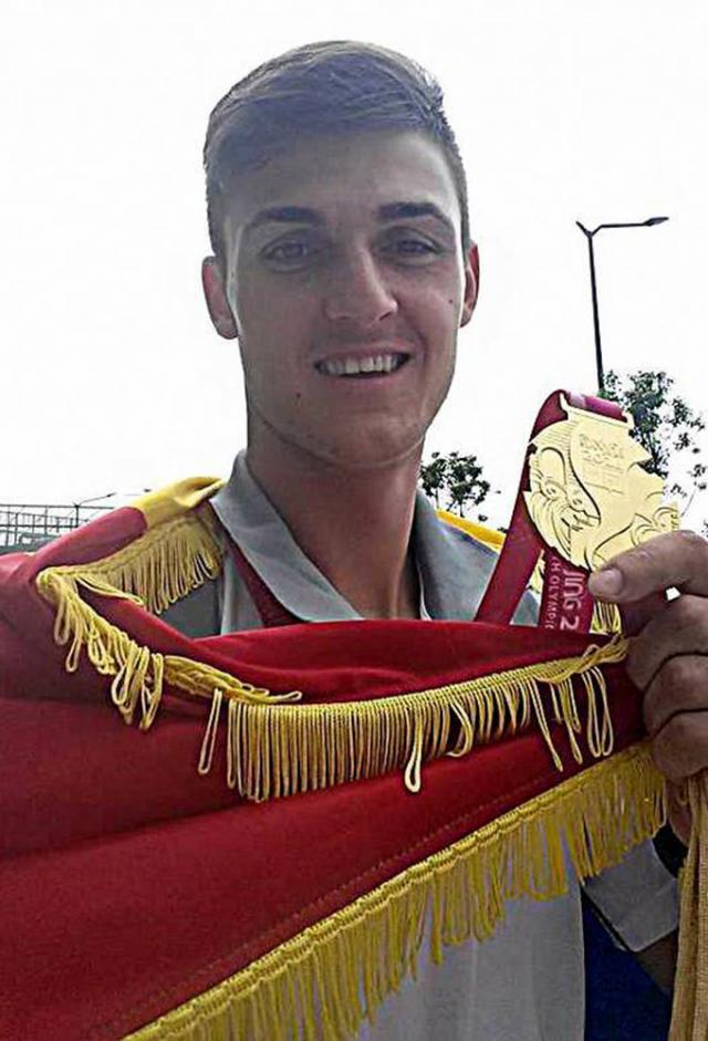 Ciprian Tudosă, singurul sportiv din judeţul Suceava prezent la Jocurile Olimpice de Tineret. Foto: cosr.ro