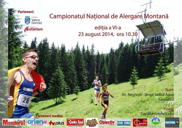 Vatra Dornei va găzdui a șasea ediție a Campionatului Național de Alergare Montană