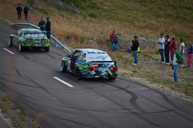 Masivul Rarău a găzduit unul dintre cele mai interesante turnee de drift din ţara noastră Foto: Bogdan CURIC