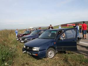 Patru maşini implicate într-un accident în lanţ la intrarea în municipiul Suceava