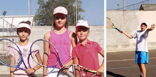 Cei patru tineri tenismeni din Fălticeni încep să conteze în turneele FRT