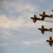La „Suceava Airshow” au evoluat peste 20 de avioane performante, paraşutişti şi aproximativ 30 de piloţi din ţară