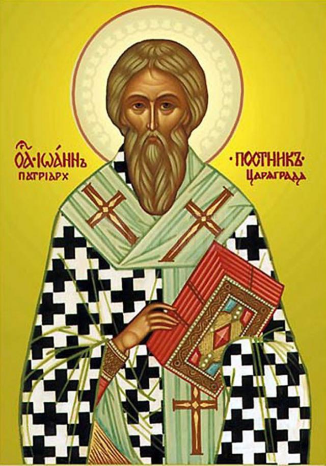 Viaţa Sfântului Ierarh Ioan Postitorul, Patriarhul Constantinopolului