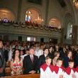 Invitaţii din Polonia, oragnizatorii şi credincioşii au asistat la Sfânta Liturghie oficiată în Biserica din Soloneţu Nou