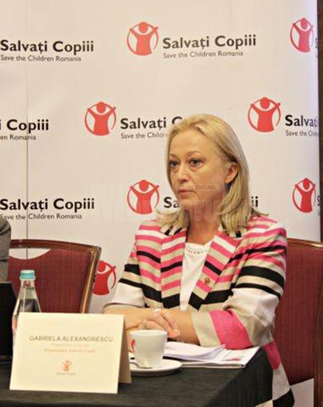 Gabriela Alexandrescu, președinte executiv al organizației Salvați Copiii România