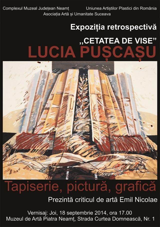 Artista plastică Lucia Puşcaşu va expune la Muzeul de Artă din Piatra Neamț