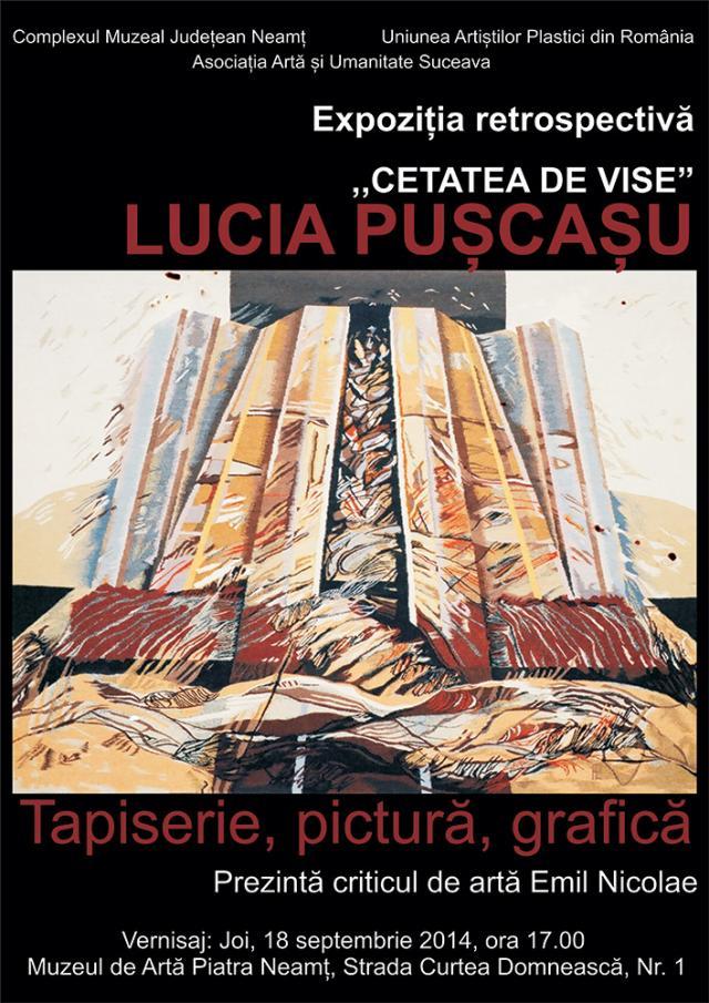 Artista plastică Lucia Puşcaşu va expune la Muzeul de Artă din Piatra Neamț