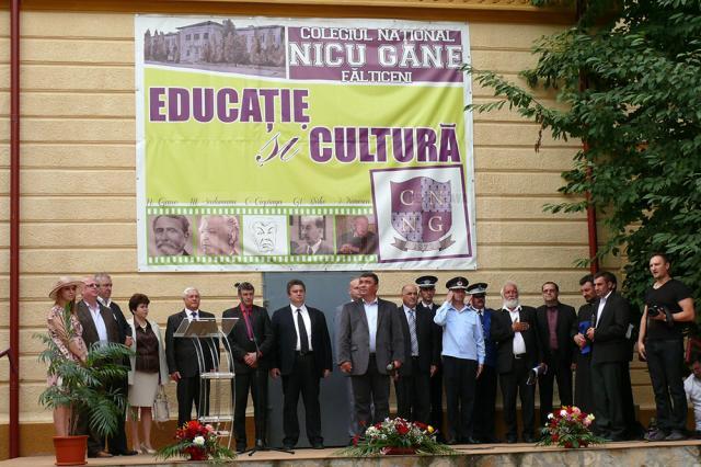 Festivitatea de deschidere a noului an şcolar la Colegiul Naţional „Nicu Gane”