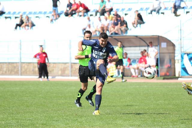 Marius Matei a marcat patru din cele şase goluri ale sucevenilor în acest campionat