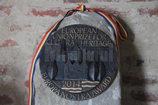Plachetă de bronz, dezvelită ieri la Mănăstirea Dragomirna