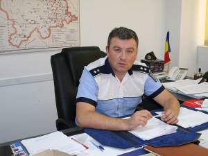 Comisarul Petrică Jucan, şeful Serviciului Rutier Suceava