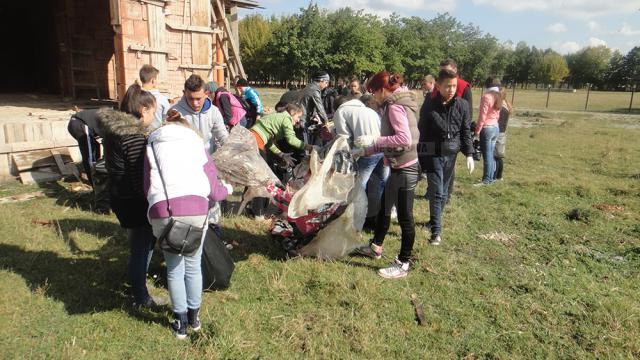 Acţiunea iniţiată de consilierul local Traian Andronachi şi de Colegiul Agricol „Andronic Motrescu” a vizat curăţarea şi igienizarea străzii Inginer Andronic Motrescu din municipiu