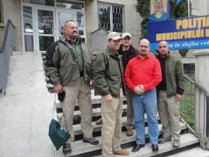 Oaspeţi americani, în vizită la Poliţia municipiului Rădăuţi
