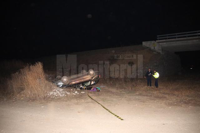 Tragic accident petrecut aseară, pe raza comunei Şcheia, în imediata apropiere a şoselei de centură a Sucevei