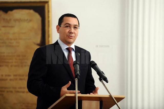 Candidatul Alianţei PSD-UNPR-PC la funcţia de preşedinte al României, Victor Ponta