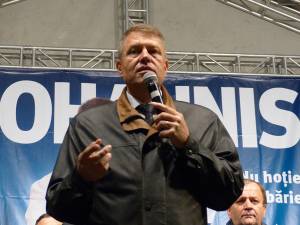Candidatul Alianţei Creştin Liberale pentru funcţia de preşedinte al României şi liderul PNL, Klaus Iohannis
