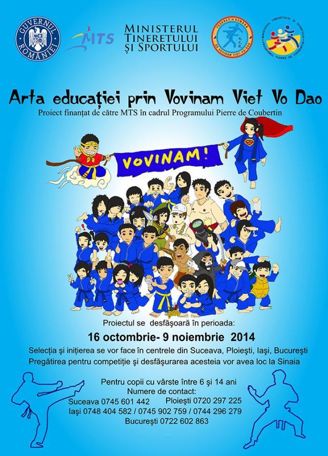 „Arta educaţiei prin Vovinam Viet Vo Dao”