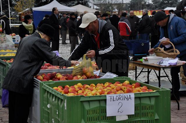 Târgul Mărului de la Fălticeni a fost şi anul acesta un succes pentru producătorii suceveni