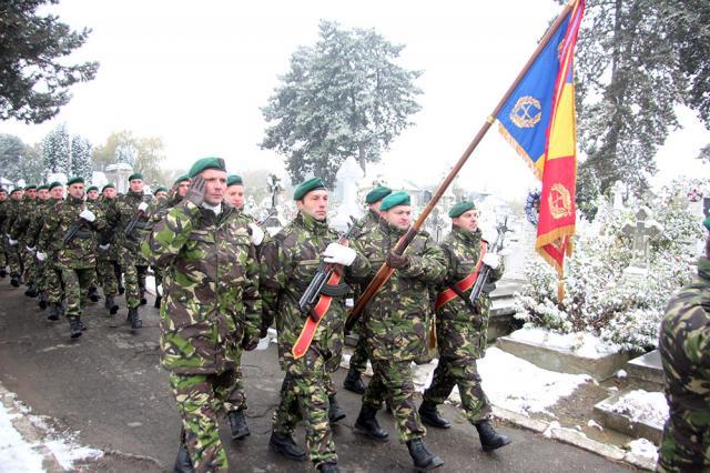 Ziua Armatei a fost marcată la Suceava printr-un ceremonial militar şi religios la Monumentul Eroului Necunoscut