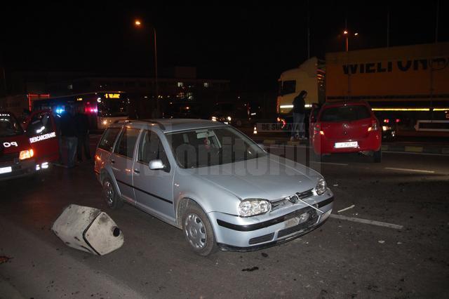 Un autotren condus de un şofer beat s-a răsturnat pe artera principală a Sucevei