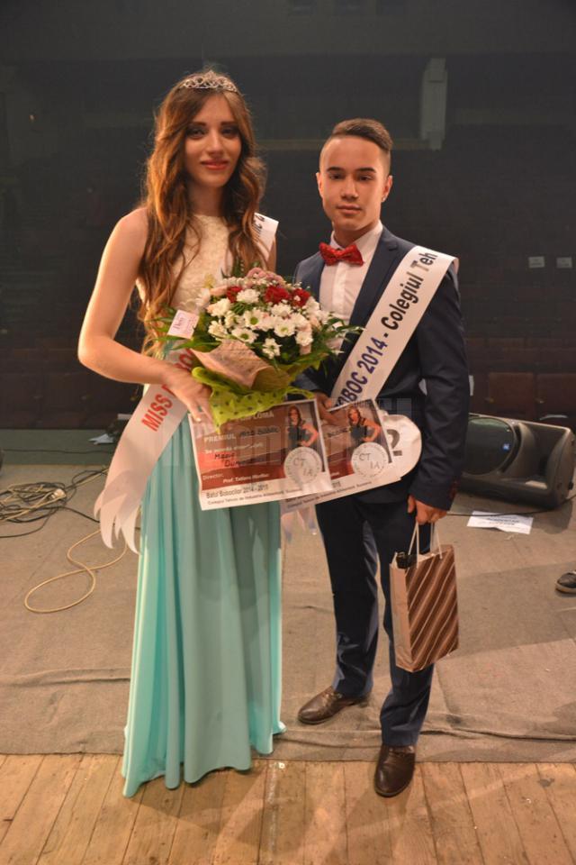 Maria Dumitrescu și Claudiu Candrea au fost desemnaţi Miss şi Mister Boboc 2014