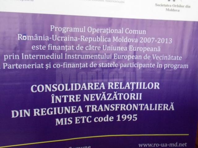 Conferinta Chisinau pentru Proiectul Transfrontalier ”Consolidarea relațiilor de comunicare între nevăzătorii din regiunea transfrontalieră”