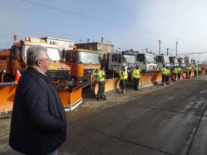 Primarul Ion Lungu a inspectat flota Diasil de intervenţie pe străzi pe timp de iarnă