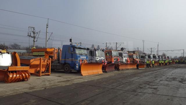 Parcul auto al Diasil de interventie la deszapazire si inghet, pentru sezonul rece