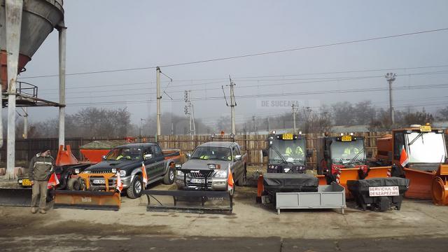 Parcul auto al Diasil de interventie la deszapazire si inghet, pentru sezonul rece