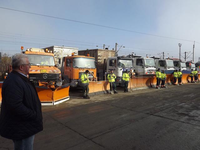 Primarul Ion Lungu a inspectat flota Diasil de interventie pe strazi pe timp de iarna