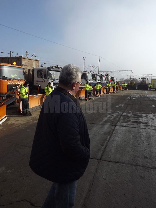 Primarul Ion Lungu a inspectat flota Diasil de interventie pe strazi pe timp de iarna