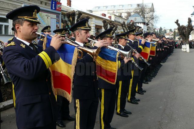 A şaptea serie de elevi jandarmi a depus jurământul militar