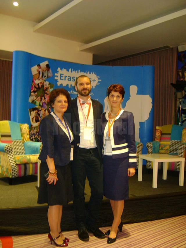 Prof. Caludia Suseanu, Andrei Popescu, expert ANPCDEFP, şi_prof.  Doina Moroşanu