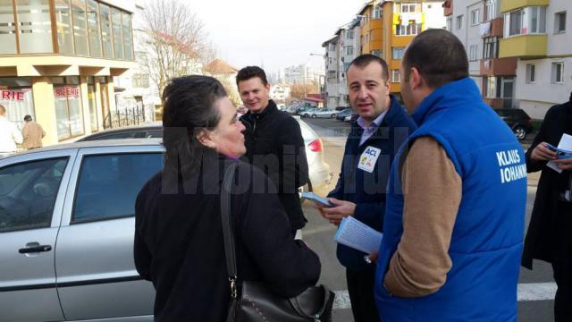 Echipele de campanie ale ACL s-au întâlnit cu alegătorii din cartierul Obcini
