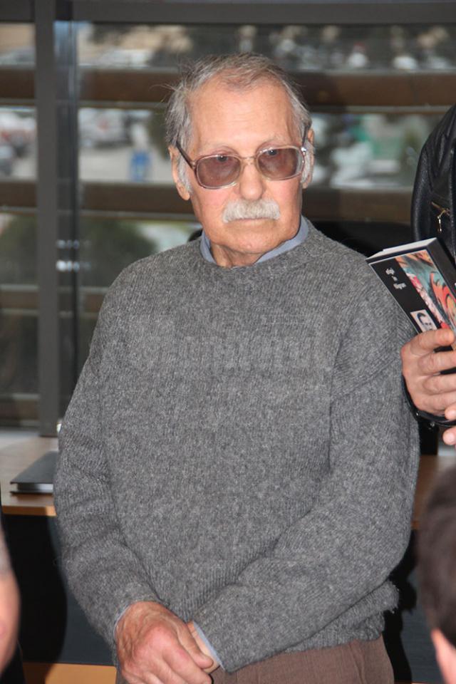 Artistul plastic Dimitrie Savu, în vârstă de 84 de ani