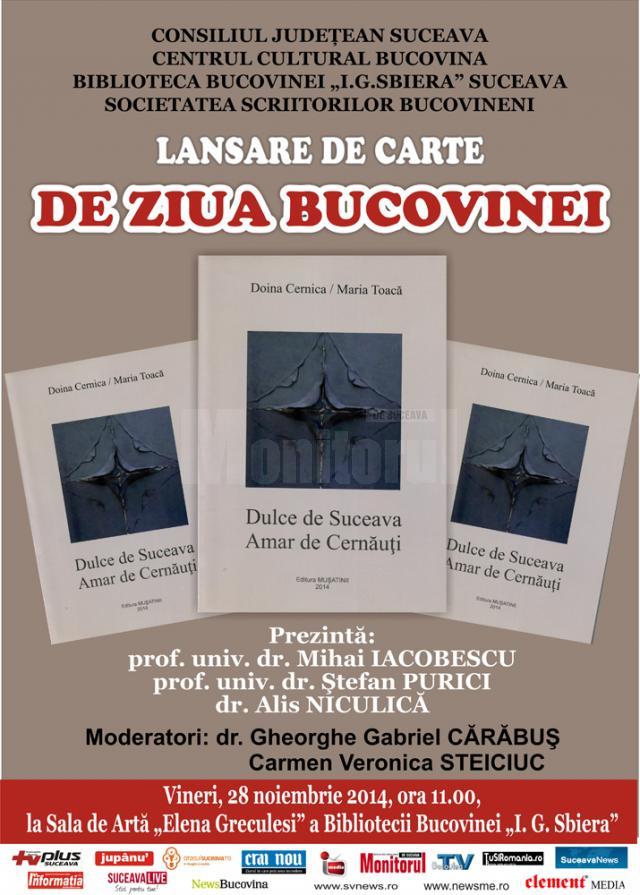 Lansare de carte, de Ziua Bucovinei