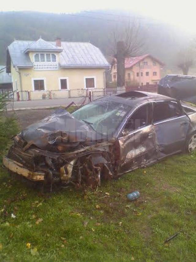 Accidentul rutier petrecut în noaptea de 18 spre 19 octombrie la Câmpulung Moldovenesc