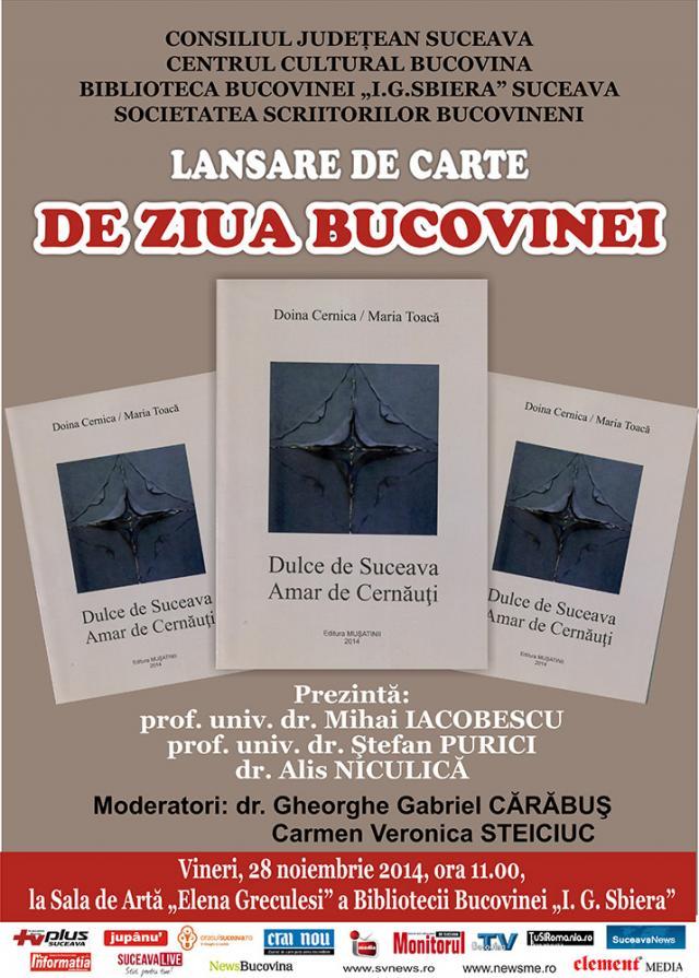 Lansare de carte, de Ziua Bucovinei