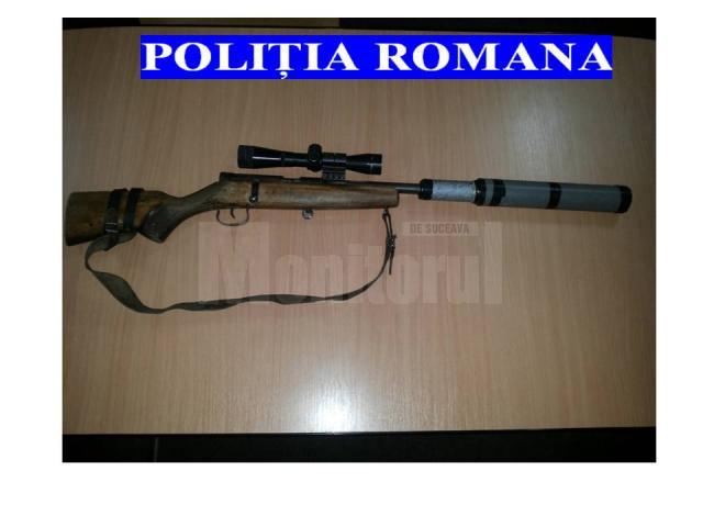 Arma de vânătoare confiscată