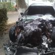 BMW-ul folosit de Cimpoiaşi a fost incendiat în toiul nopţii