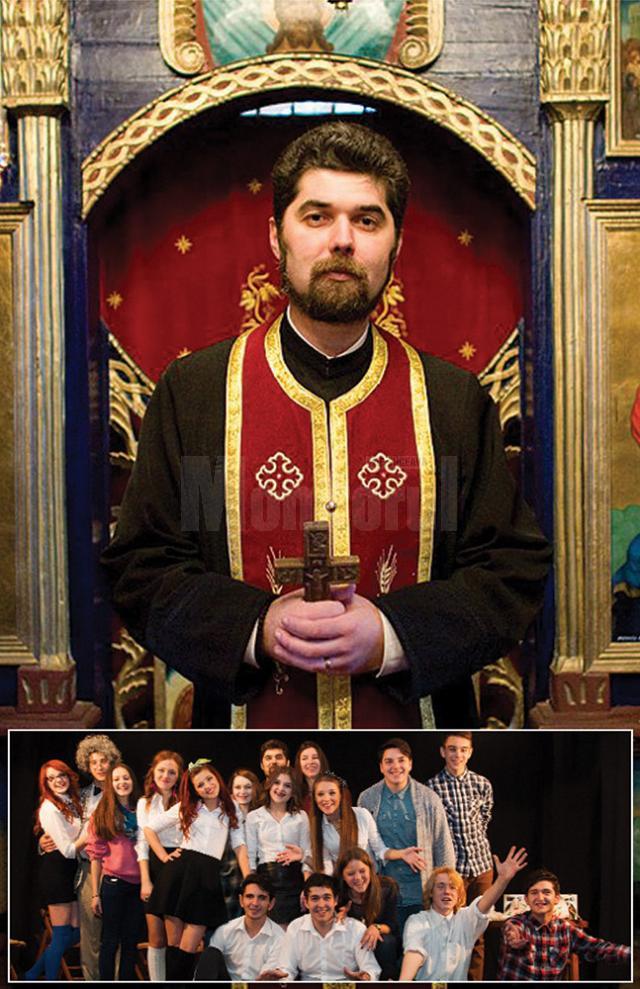 Încă un maraton de teatru la Fălticeni, şapte zile din şapte, în „regia” preotului Liviu Mihăilă