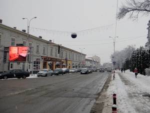 În Rădăuţi nu au existat probleme din cauza zăpezii pe arterele de circulaţie din municipiu