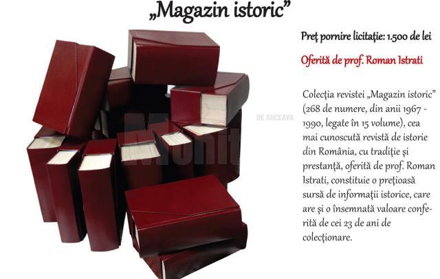 Colecţia revistei „Magazin istoric” – preţ de pornire licitaţie: 1.500 de lei